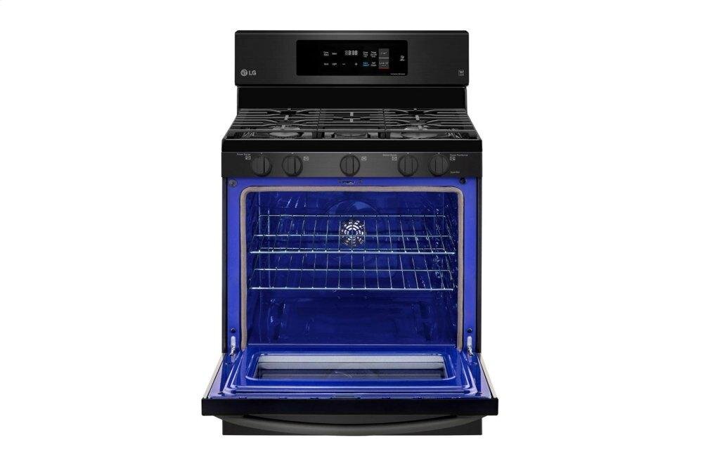 Lg LRG3194BM 5.4 Cu. Ft. Gas Single Oven Range With Fan Convection And Easyclean®