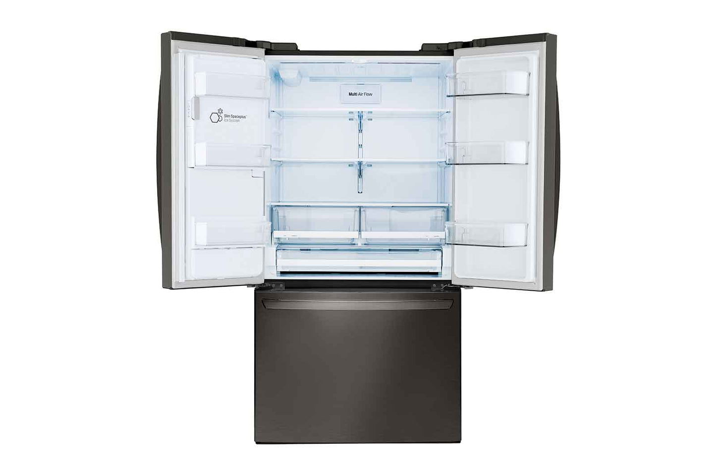 Lg LRFS28XBD 28 Cu.Ft 3 Door French Door, Standard Depth, Ice And Water With Single Ice