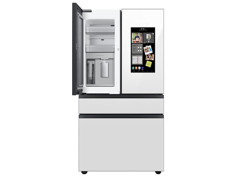 Samsung RF29BB890012 Bespoke 4-Door French Door Refrigerator (29 Cu. Ft.) With Family Hub&#8482; In White Glass