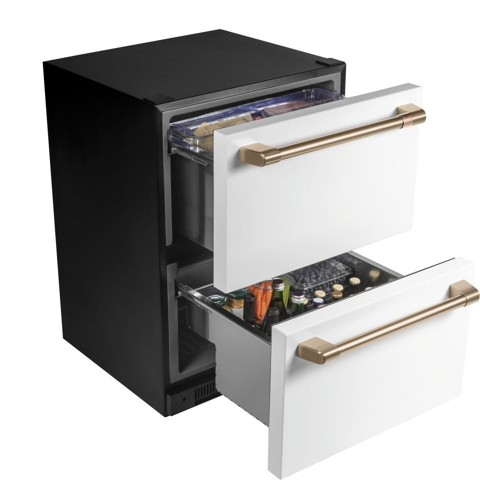 Cafe CDE06RP4NW2 Café 5.7 Cu. Ft. Built-In Dual-Drawer Refrigerator