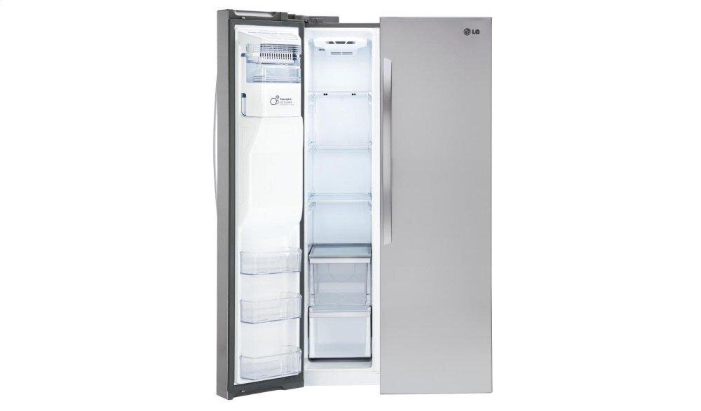 Lg LSXC22426S 22 Cu. Ft. Smart Wi-Fi Enabled Side-By-Side Counter-Depth Refrigerator