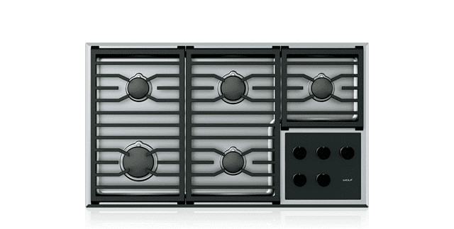 Wolf CG365TS 36" Transitional Gas Cooktop - 5 Burners