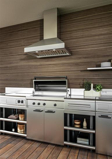 Best Range Hoods WTD9M48SB Wtd9M - 48-Inch Stainless Steel Outdoor Chimney Range Hood, 1300 Max Cfm Blower Sold Separately