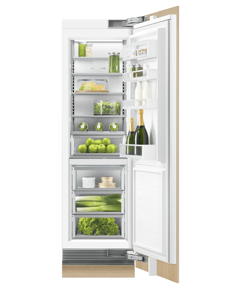 Fisher & Paykel RS2484SRHK1 Integrated Column Refrigerator, 24", Water