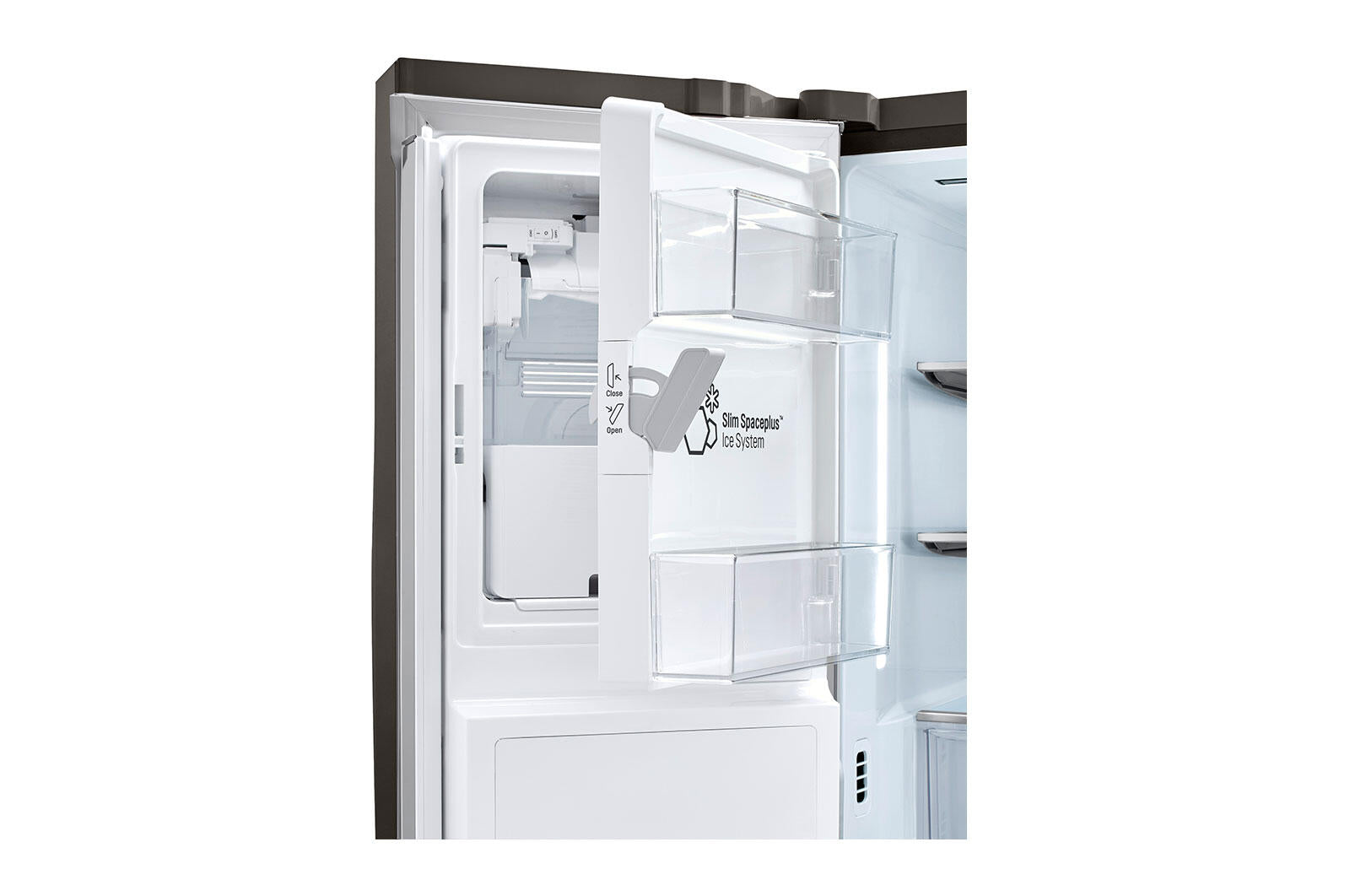Lg LRMXS2806D 28 Cu Ft. Smart Double Freezer Refrigerator With Craft Ice™