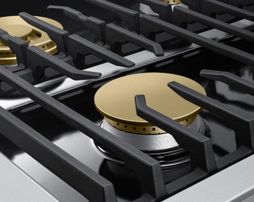 Dacor DTT36T960GS 36" Rangetop, Silver Stainless, Natural Gas/Liquid Propane