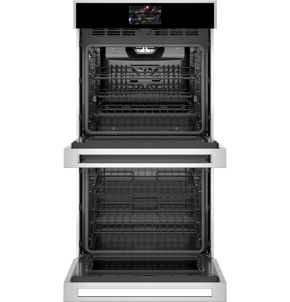 Monogram ZKD90DSSNSS Monogram 27" Smart Electric Convection Double Wall Oven Minimalist Collection