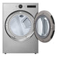 Lg DLEX5500V 7.4 Cu. Ft. Ultra Large Capacity Smart Front Load Electric Energy Star Dryer With Sensor Dry & Steam Technology