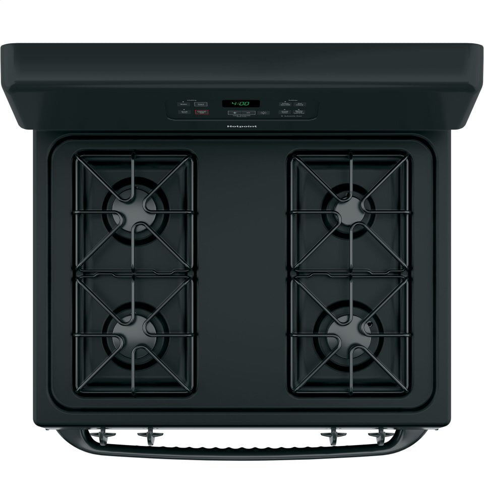 Hotpoint RGBS400DMBB Hotpoint® 30" Free-Standing Standard Clean Gas Range