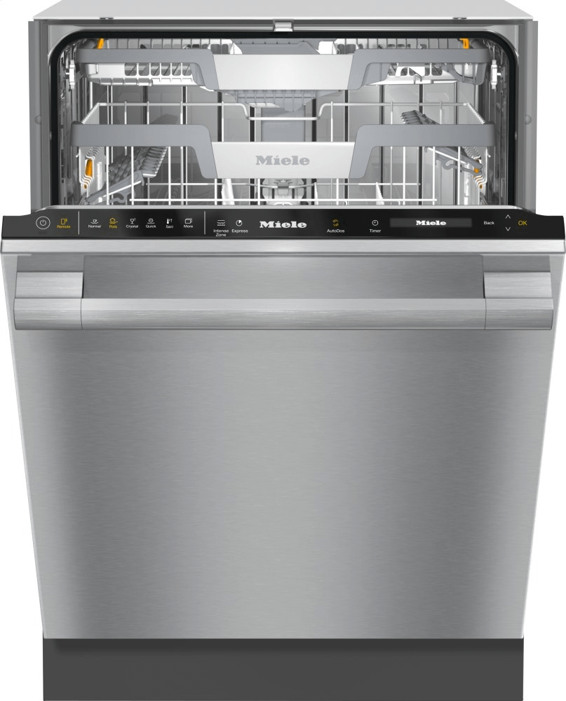 Miele G7366SCVISFAUTODOSCLEANTOUCHSTEELOBSIDIANBLACK G 7366 Scvi Sf Autodos - Fully Integrated Dishwashers With Automatic Dispensing Thanks To Autodos With Integrated Powerdisk.