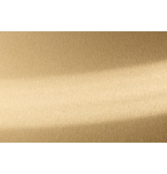 Monogram ZK1BN369VLH Monogram 36" Lh Column Panel Brass Designer Collection