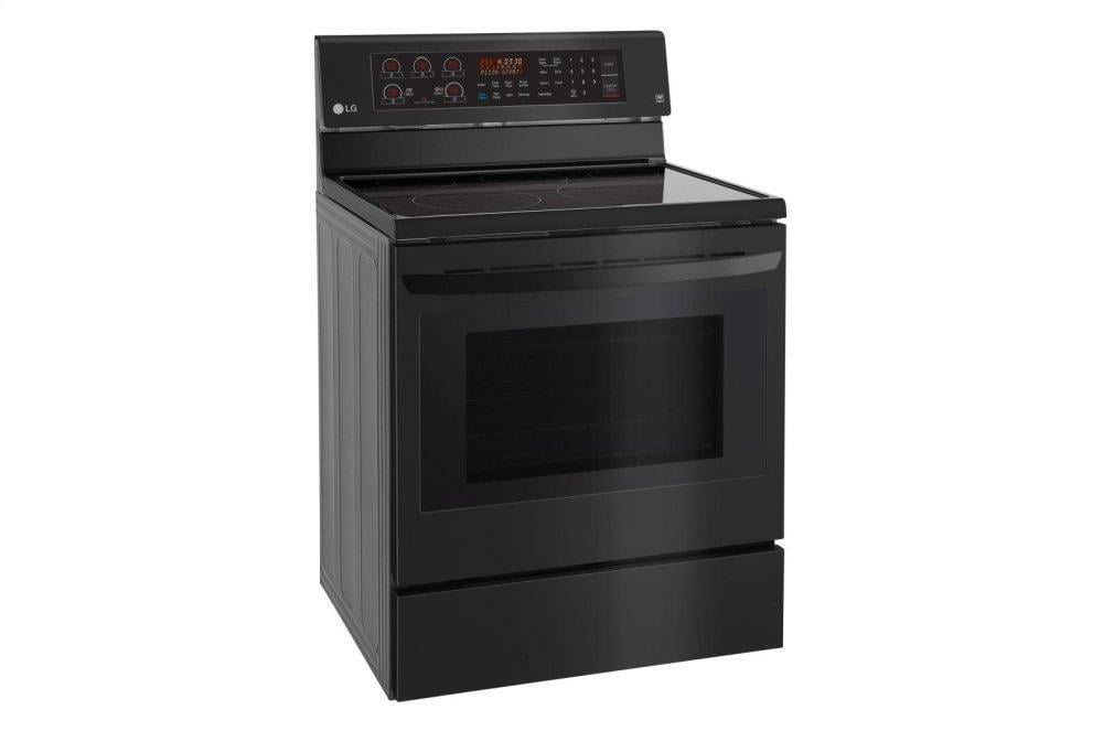 Lg LRE3194BM 6.3 Cu. Ft. Electric Single Oven Range With True Convection And Easyclean®