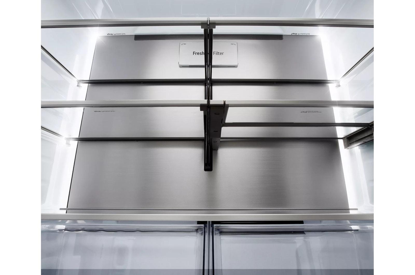 Lg LRYKS3106D 31 Cu. Ft. Smart Standard-Depth Max™ French Door Refrigerator With Four Types Of Ice And Mirror Instaview®