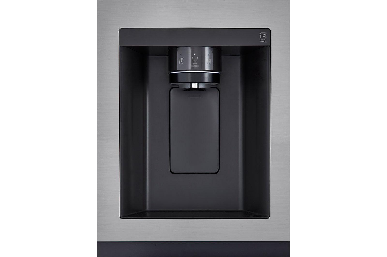 Lg LRSXC2306V 23 Cu. Ft. Side-By-Side Counter-Depth Refrigerator With Smooth Touch Dispenser