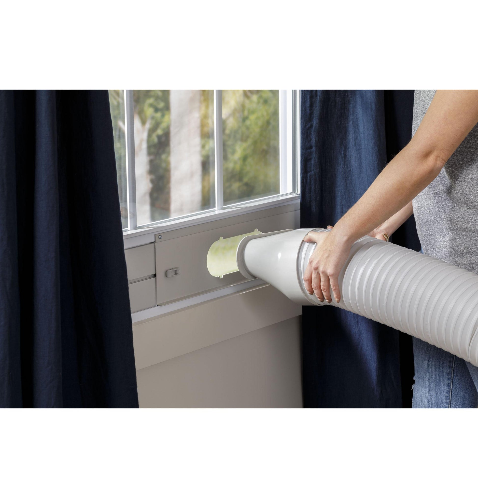 Ge Appliances APFA10YBMW Ge® 9,000 Btu Portable Air Conditioner For Small Rooms Up To 250 Sq Ft. (6,250 Btu Sacc)