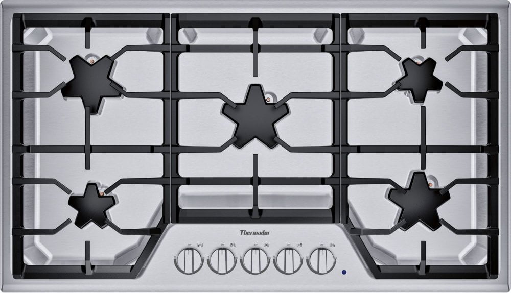 Thermador SGS365TS 36-Inch Masterpiece® Star® Burner Gas Cooktop