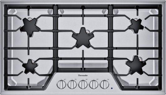 Thermador SGS365TS 36-Inch Masterpiece® Star® Burner Gas Cooktop