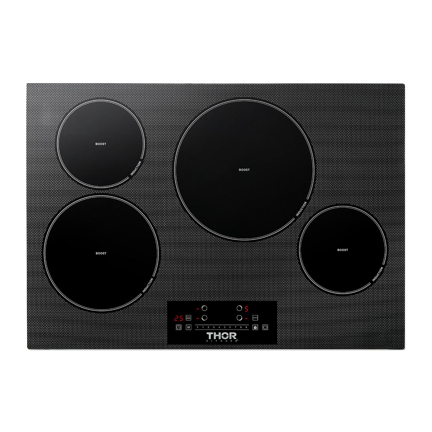 Thor Kitchen TIH30 30 Inch Built-In Induction Cooktop With 4 Elements