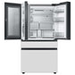 Samsung RF29BB860012 Bespoke 4-Door French Door Refrigerator (29 Cu. Ft.) With Beverage Center™ In White Glass