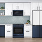 Samsung NE63A8711QN 6.3 Cu. Ft. Smart Bespoke Slide-In Electric Range With Smart Dial & Air Fry In Navy Steel