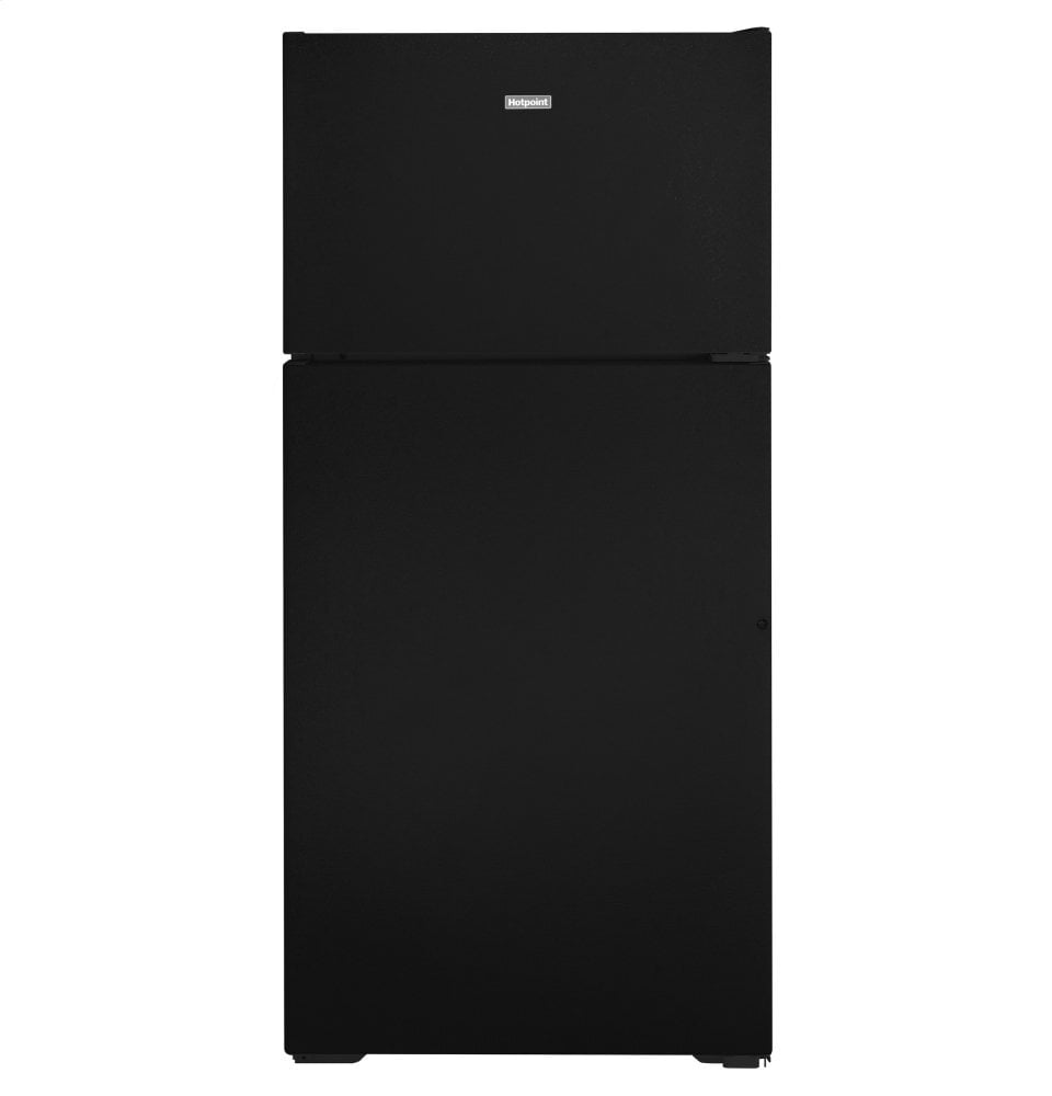 Hotpoint HPS16BTNRBB Hotpoint® 15.6 Cu. Ft. Recessed Handle Top-Freezer Refrigerator
