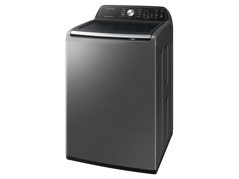 Samsung WA44A3405AP 4.4 Cu. Ft. Top Load Washer With Activewave&#8482; Agitator And Active Waterjet In Platinum