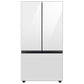Samsung RF30BB660012AA Bespoke 3-Door French Door Refrigerator (30 Cu. Ft.) With Beverage Center™ In White Glass