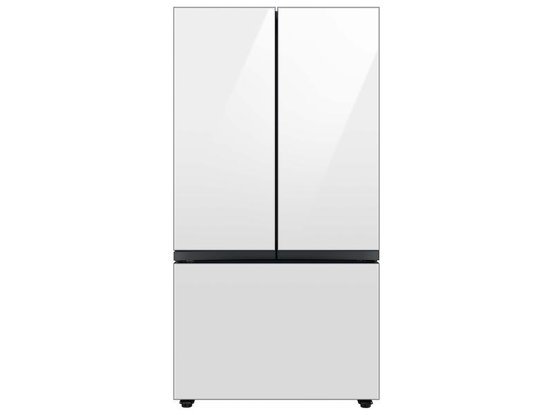 Samsung RF30BB660012AA Bespoke 3-Door French Door Refrigerator (30 Cu. Ft.) With Beverage Center&#8482; In White Glass