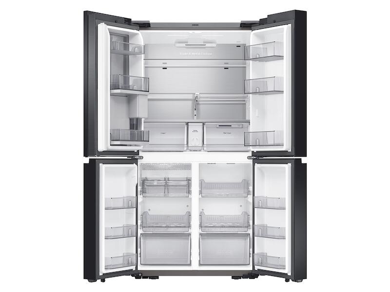 Samsung RF23A967535 W 23 Cu. Ft. Smart Counter Depth Bespoke 4-Door Flex&#8482; Refrigerator With Customizable Panel Colors In White Glass