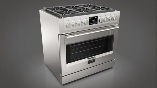 Fulgor Milano F6PDF366S1 36" Dual Fuel Pro Range