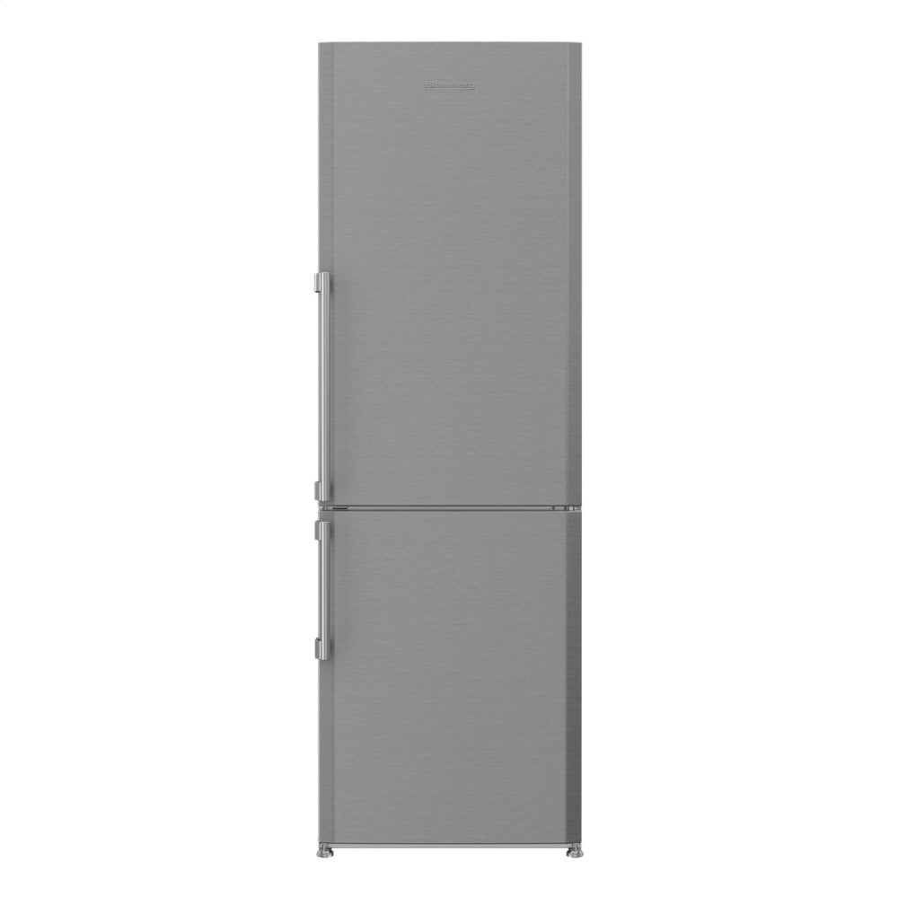 Blomberg Appliances BRFB1312SS 24" 13 Cu Ft Bottom Freezer Fridge, Stainless Steel