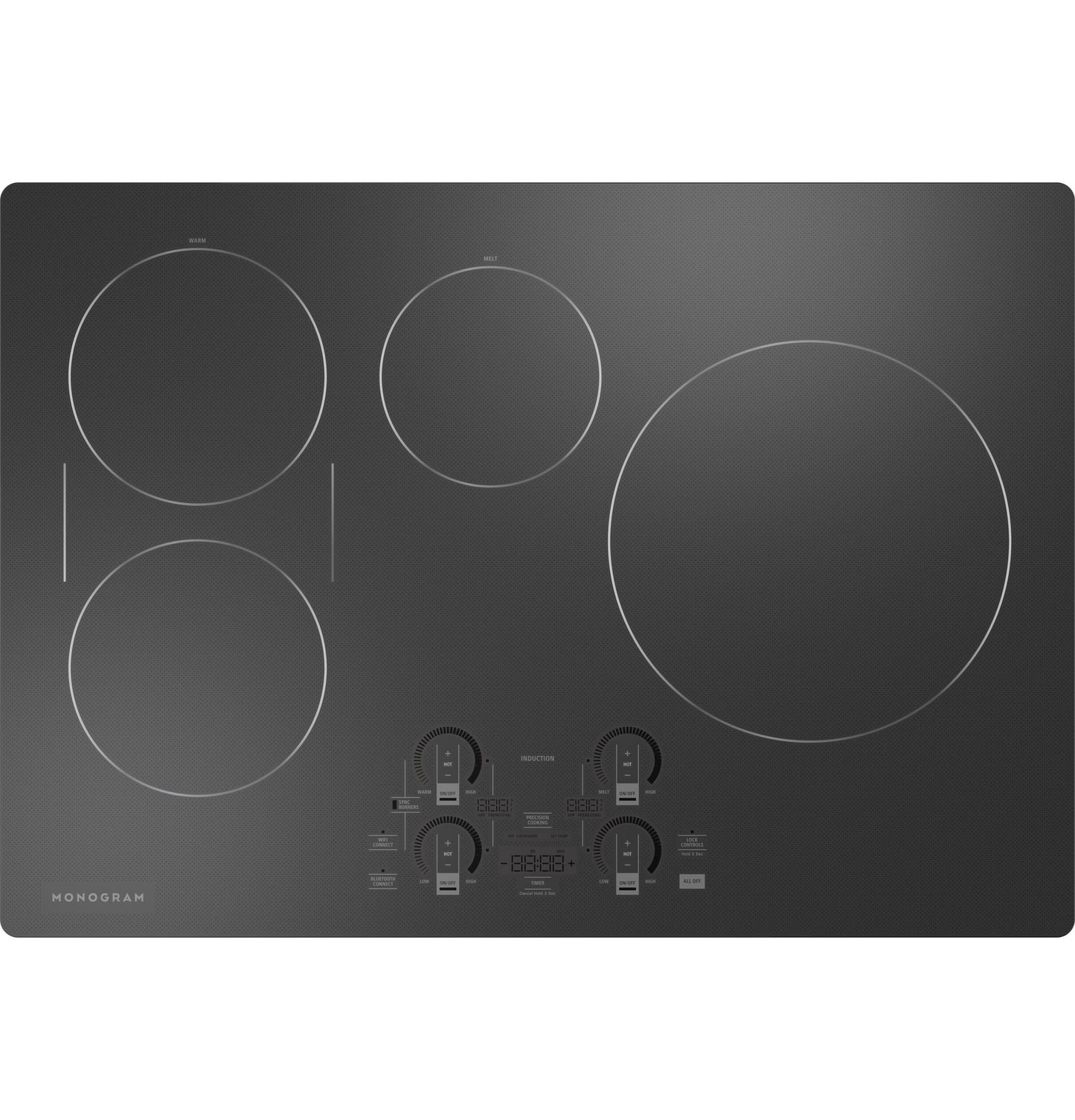 Monogram ZHU30RDTBB Monogram 30" Induction Cooktop