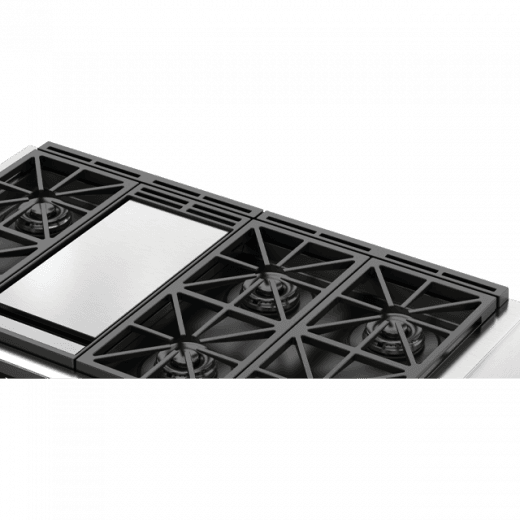 Fulgor Milano F6BG48BCI 48" Black Cast Iron - Island Trim