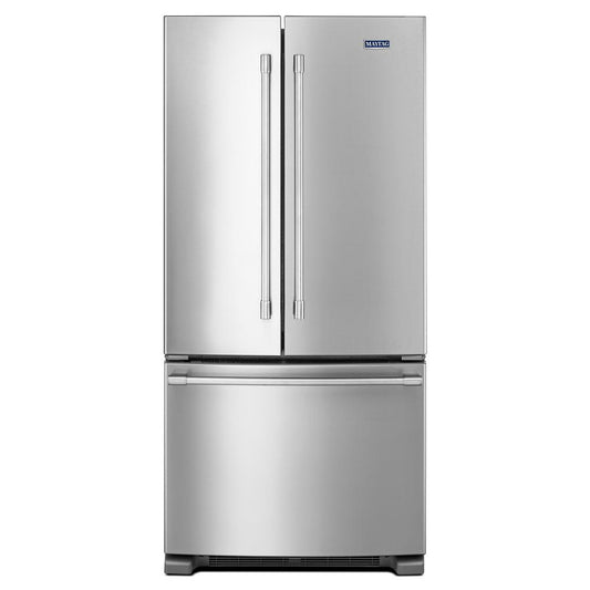 Maytag MRFF5033PZ 33-Inch Wide French Door Refrigerator With Water Dispenser - 22 Cu. Ft