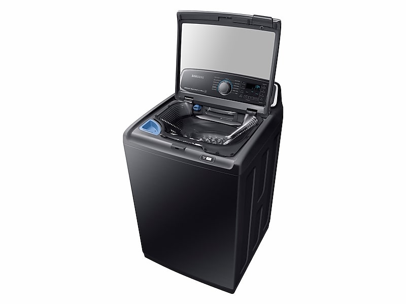 Samsung WA52M7750AV 5.2 Cu. Ft. Activewash™ Top Load Washer In Black Stainless Steel
