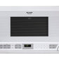 Sharp R1211TY 1.5 Cu. Ft. 1100W White Sharp Over-The-Counter Carousel Microwave Oven