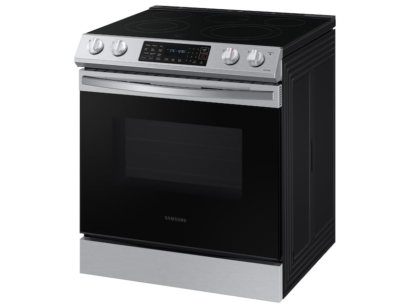 Samsung NE63T8311SS 6.3 Cu. Ft. Front Control Slide-In Electric Range With Convection & Wi-Fi In Stainless Steel