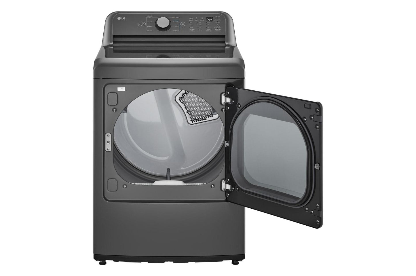 Lg DLE7150M 7.3 Cu. Ft. Top Load Energy Star Electric Dryer With Sensor Dry, Flowsense® & Clean Filter Indicators