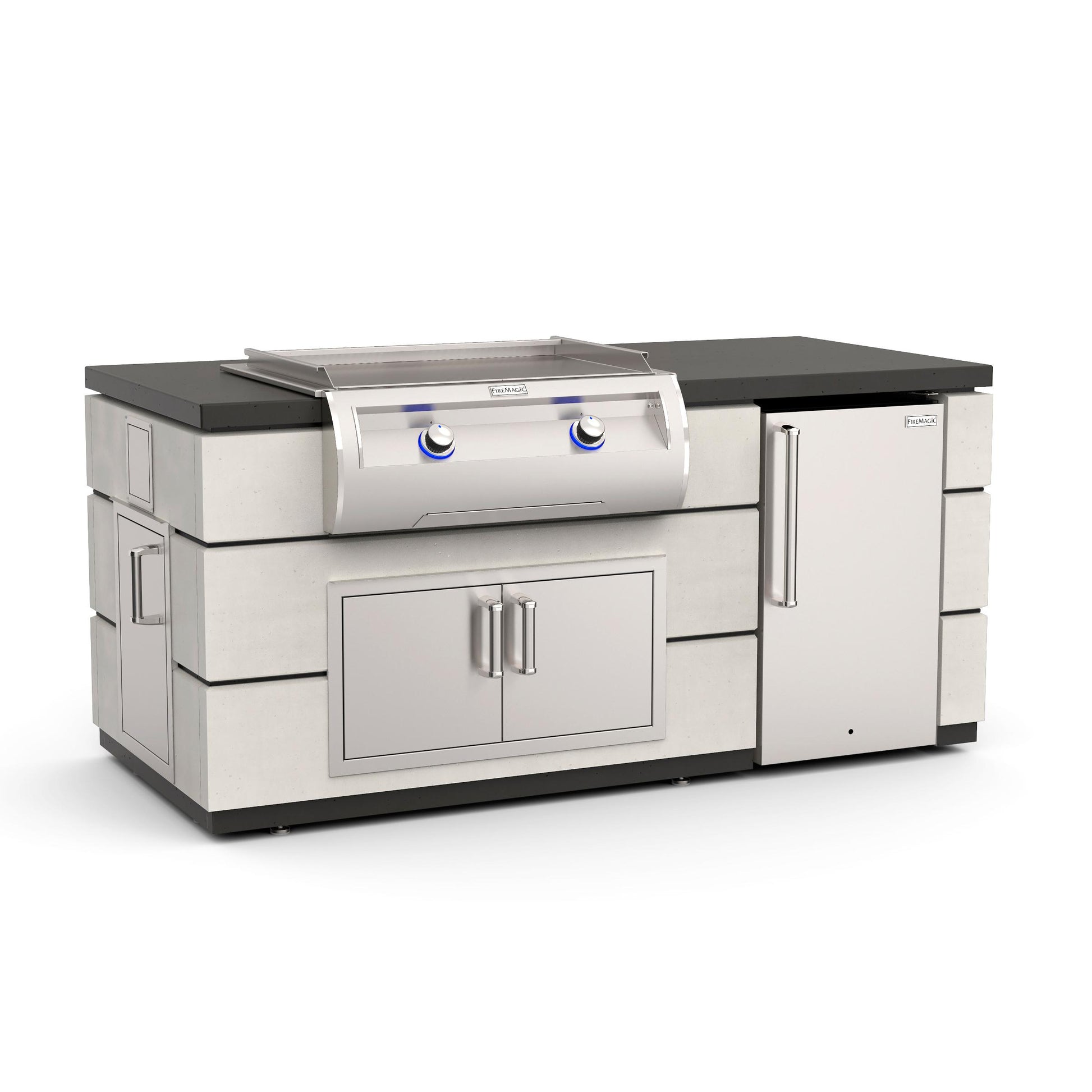 Fire Magic ID660SMR77BA Contemporary Island With Griddle Components sold separately