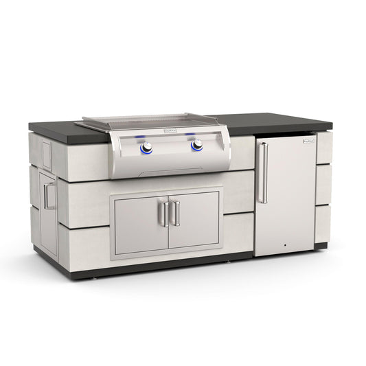 Fire Magic ID660SMR77BA Contemporary Island With Griddle Components sold separately