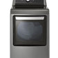 Lg DLE7400VE 7.3 Cu. Ft. Ultra Large Capacity Smart Wi-Fi Enabled Rear Control Electric Dryer With Easyload™ Door