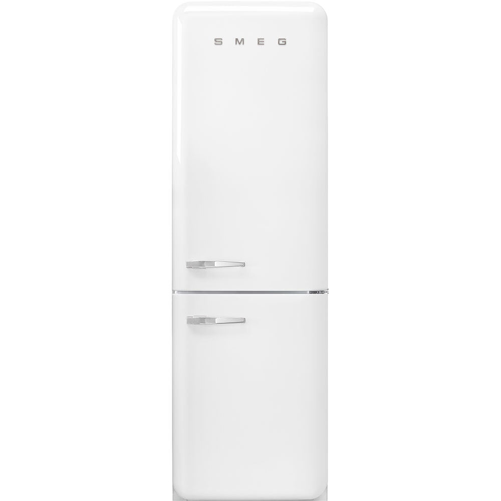 Smeg FAB32URWH3 '50S Style No Frost' Fridge-Freezer, White, Right Hand Hinge, 60 Cm (Approx 24")