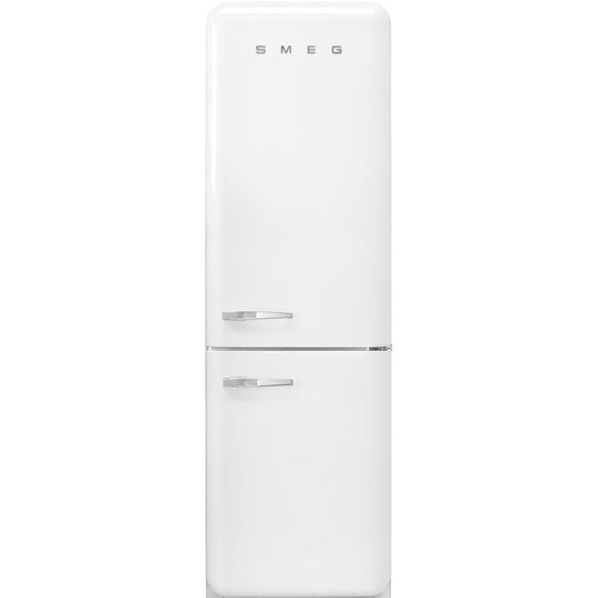 Smeg FAB32URWH3 '50S Style No Frost' Fridge-Freezer, White, Right Hand Hinge, 60 Cm (Approx 24")