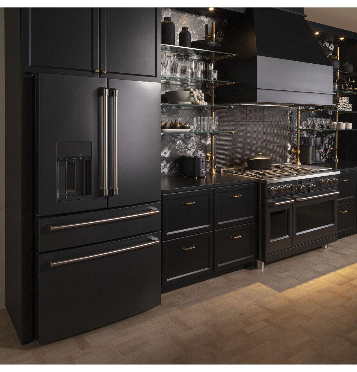 Cafe C2Y486P3TD1 Café™ 48" Smart Dual-Fuel Commercial-Style Range With 6 Burners And Griddle (Natural Gas)