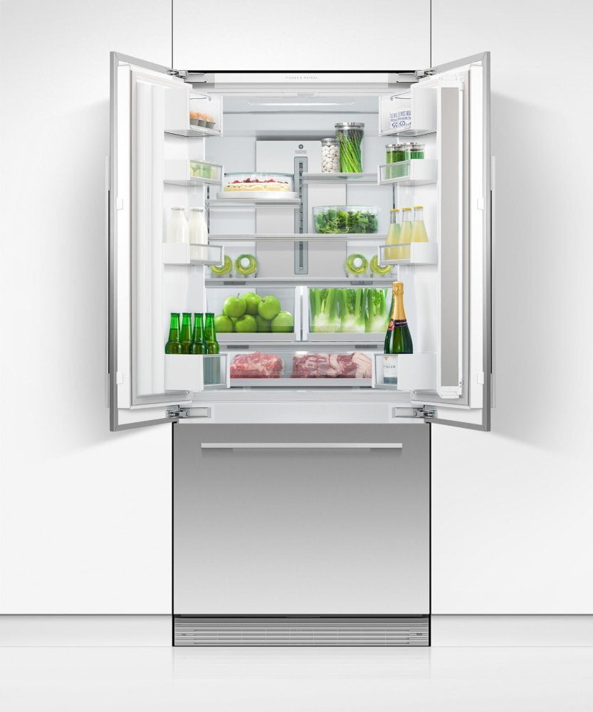 Fisher & Paykel RS32A72U1 Integrated French Door Refrigerator Freezer, 32", Ice & Water