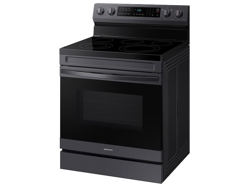Samsung NE63A6511SG 6.3 Cu. Ft. Smart Freestanding Electric Range With No-Preheat Air Fry & Convection In Black Stainless Steel