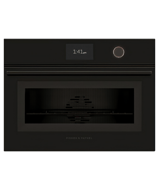 Fisher & Paykel OM24NMTDB1 Combination Microwave Speed Oven, 24", 22 Function