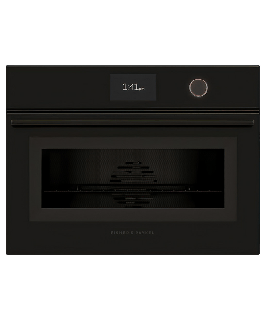 Fisher & Paykel OM24NMTDB1 Combination Microwave Speed Oven, 24", 22 Function
