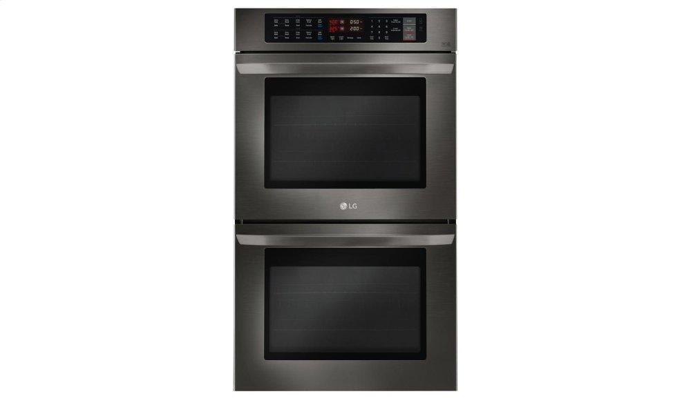 Lg LWD3063BD Lg Black Stainless Steel Series 9.4 Cu. Ft Total Capacity Double Wall Oven