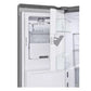 Lg LRYKS3106S 31 Cu. Ft. Smart Standard-Depth Max™ French Door Refrigerator With Four Types Of Ice And Mirror Instaview®